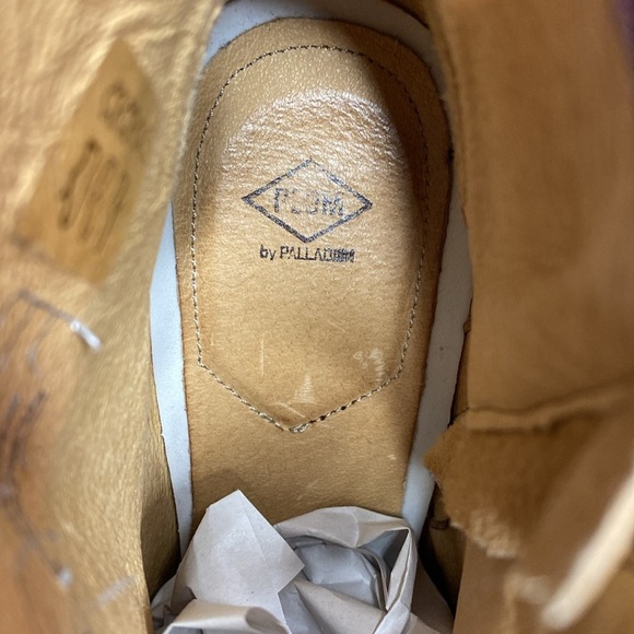 Pldm by Palladium brown leather ankle boots with block heel size 41 - Picture 3 of 8